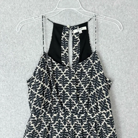 Madewell Silk Daylight Dress Womens 2 Ikat Bloom Floral Sleeveless C5228 READ - Picture 2 of 13